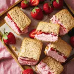 Strawberry Ice Cream Sandwiches