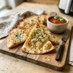 Air Fryer Tortilla Garlic Bread