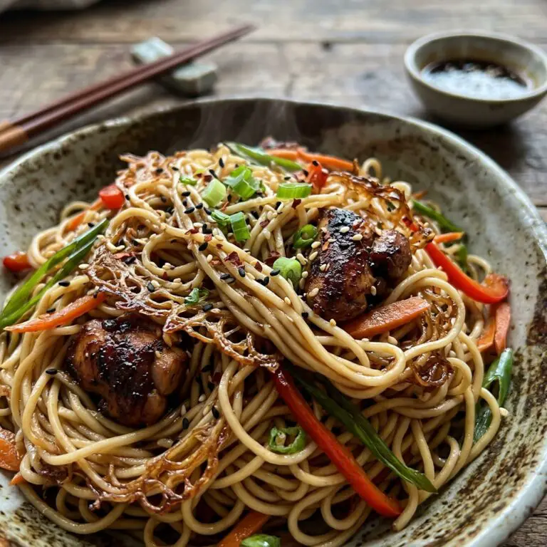 Chicken Teriyaki Noodles