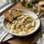 Creamy Lemon Garlic Butter Beans