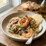 Creamy Tuscan Prawns