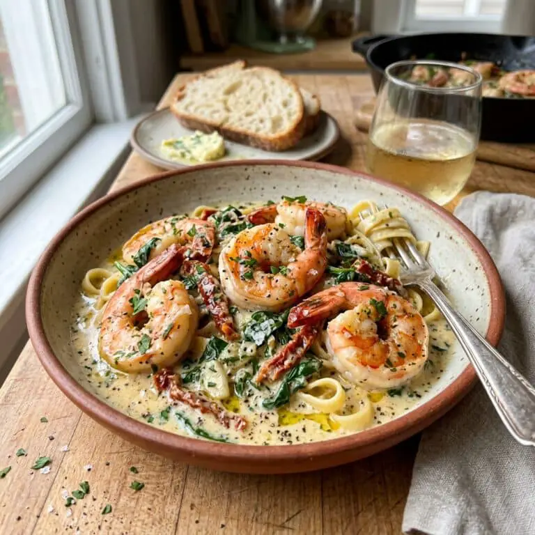 Creamy Tuscan Prawns