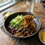 Jajangmyeon (Korean Black Bean Noodles)
