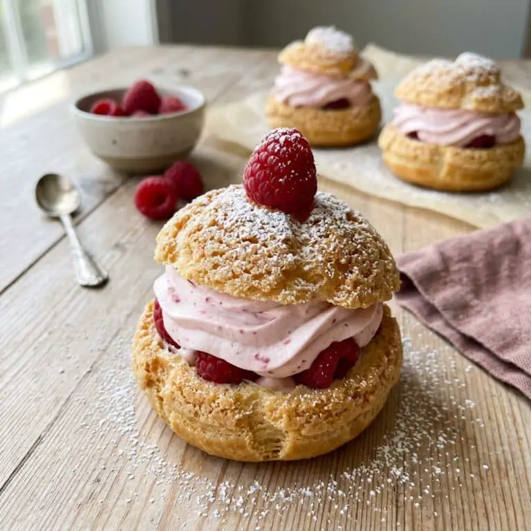 Raspberry Cream Puffs: A Delicate Pastry Delight