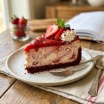 Red Velvet Strawberry Cheesecake