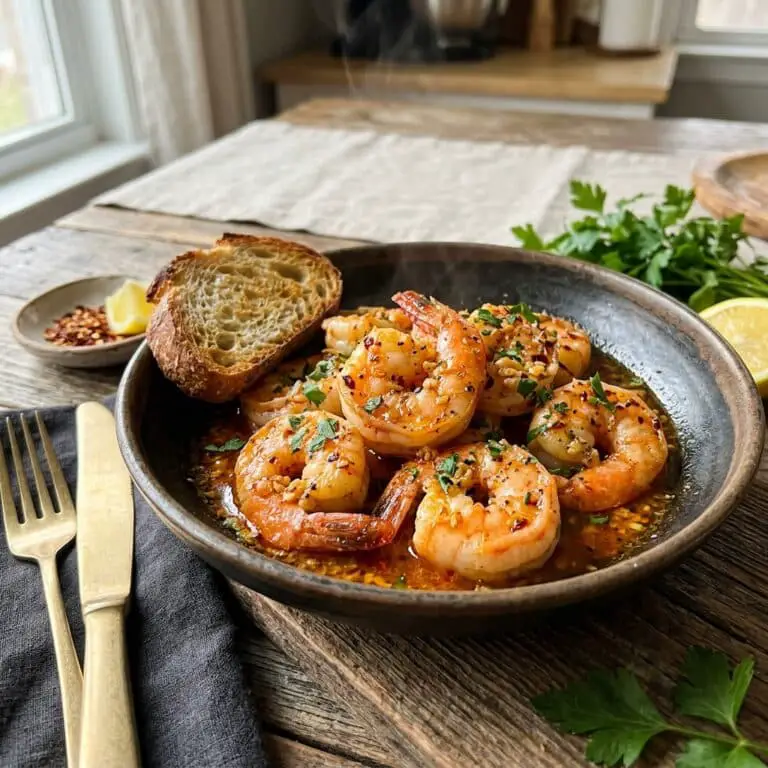 Spicy Garlic Butter Shrimp