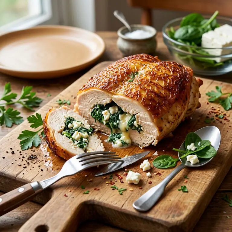 Spinach Feta Stuffed Chicken Recipe
