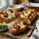 Tandoori Chicken Garlic Bread