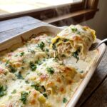 Chicken Alfredo Lasagna Rolls