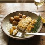 Cod & Potatoes in Rosemary Sauce