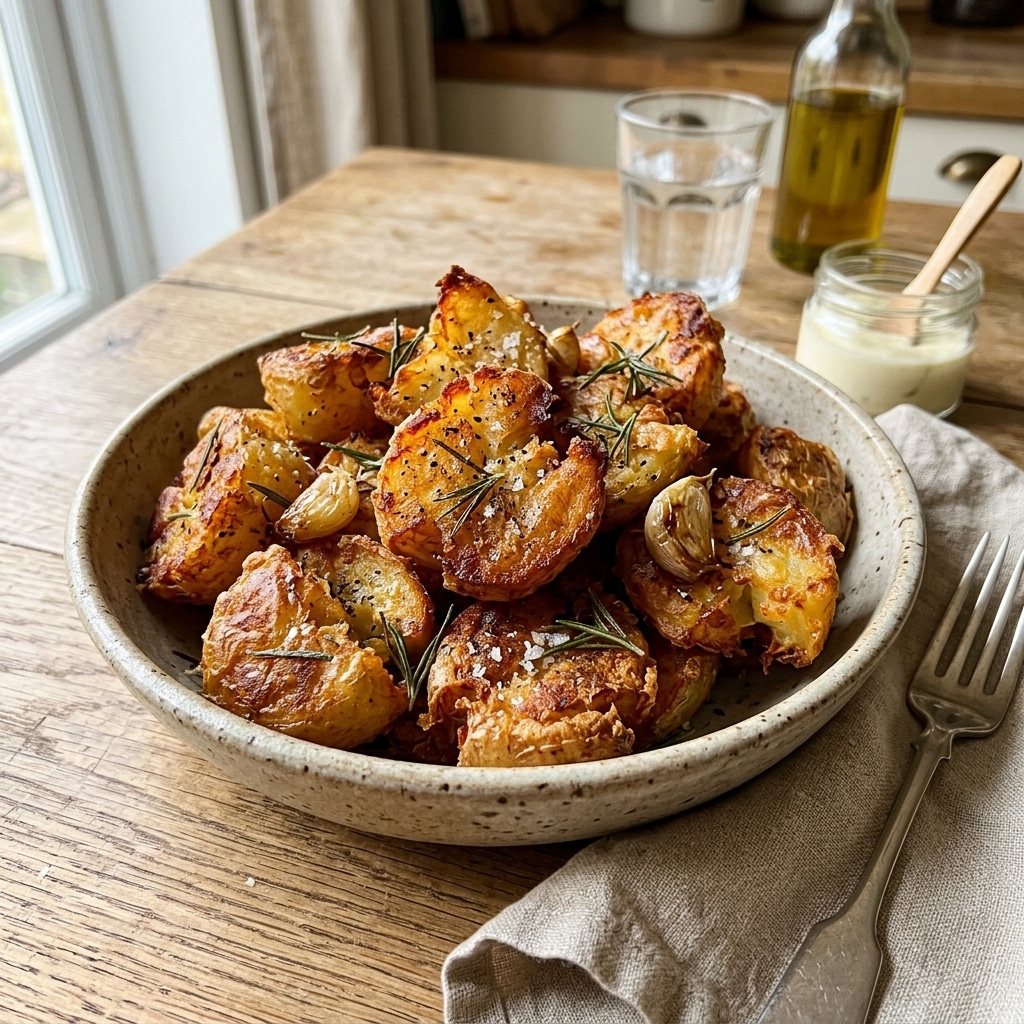 Crispy Roast Potatoes with Rosemary and Garlic – Whole30