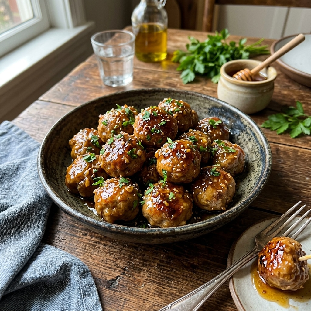 Honey Garlic Meatballs